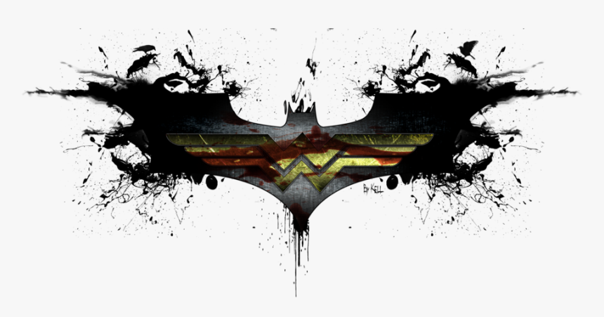 Thumb Image - Batman And Wonderwoman Logo, HD Png Download
