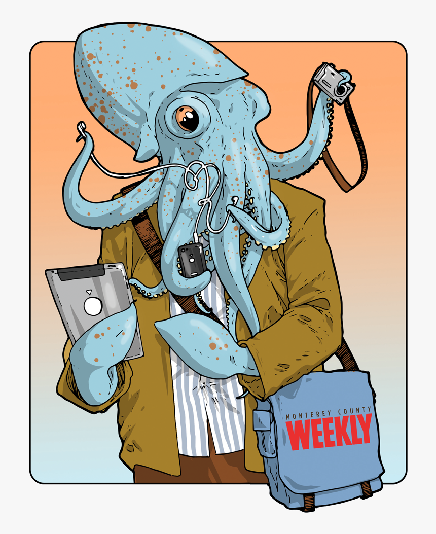 Squid Speaks 
 Class Img Responsive True Size - Cartoon, HD Png Download