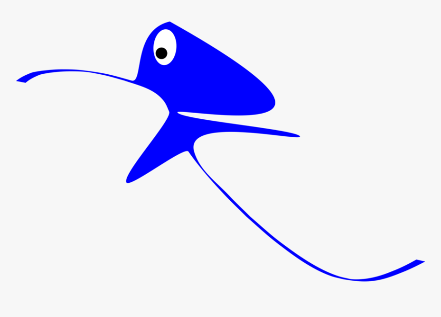 Blue,line Art,electric Blue - Coraciiformes, HD Png Download
