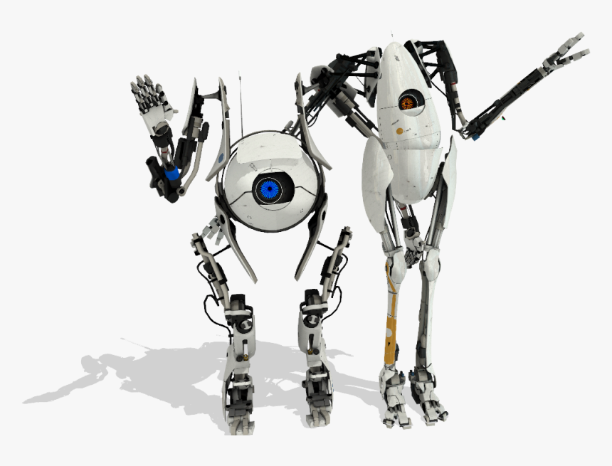 Portal 2 Black And White Glados , Png Download - Portal 2 Transparent, Png Download