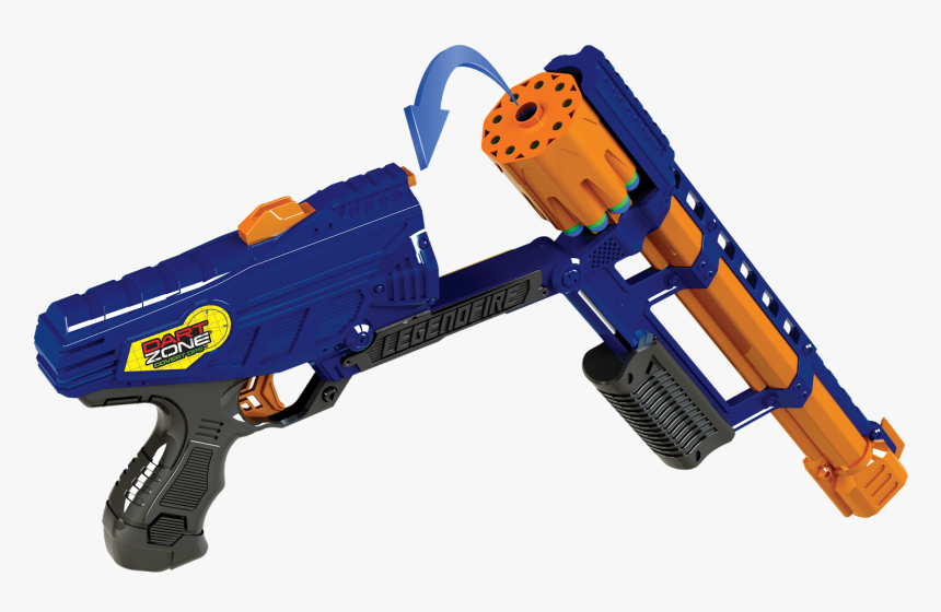 Nerf Dartblaster Toy Darts Firearm - Water Gun, HD Png Download