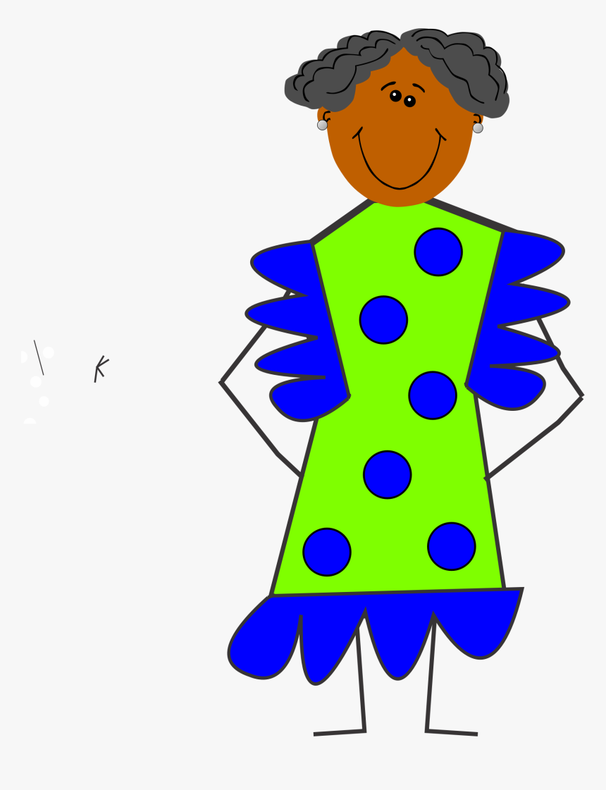 Dark Skinned Grandmother Clip Arts - Clip Art, HD Png Download