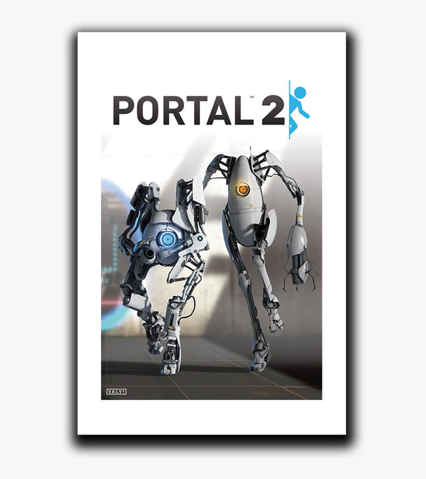 Portal 2 Coop Poster, HD Png Download