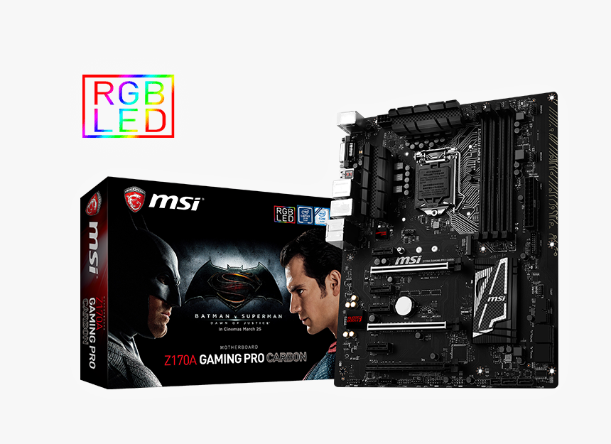 Msi Gaming Pro Carbon Z170, HD Png Download