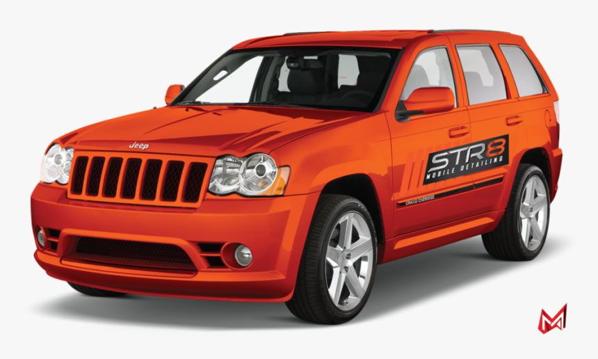 Str8 Mob Det Logo 2 Full Car Sideview , Png Download - Grand Cherokee Sport 2008, Transparent Png