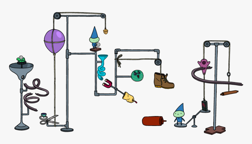 Rube Goldberg Machine Scissor Clipart , Png Download - Rube Goldberg Machine Illustration, Transparent Png