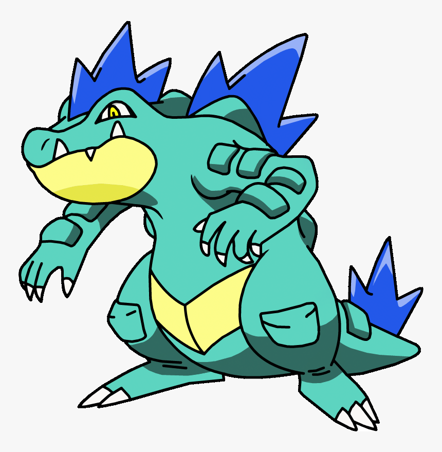 160 Feraligatr Os Shiny - Pokemon Feraligatr Shiny, HD Png Download
