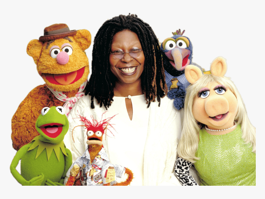 Whoopi Goldberg And Muppets - Whoopi Goldberg And The Muppets, HD Png Download