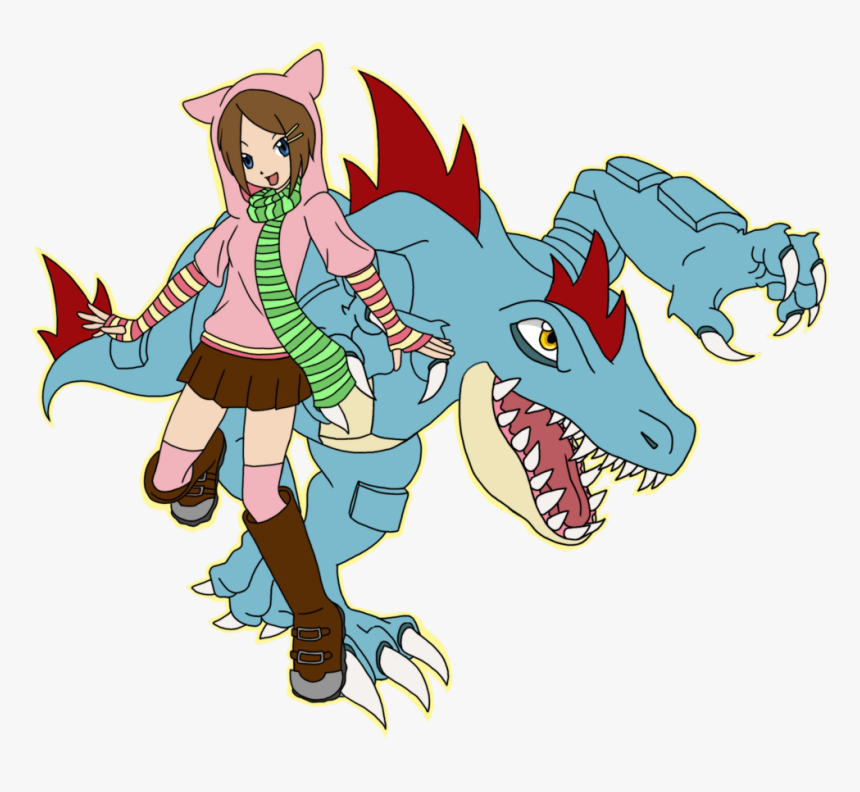 Pokemon Trainer And Feraligatr - Feraligatr And Trainer, HD Png Download