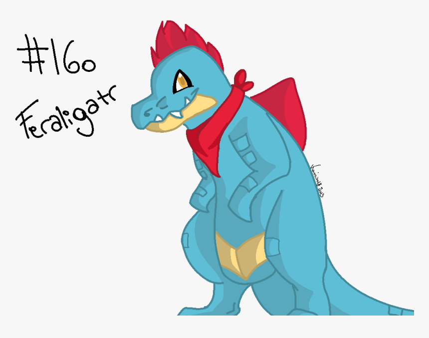 Transparent Feraligatr Png - Cartoon, Png Download