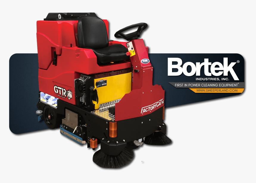 Factory Cat Gtr Ride-on Scrubber/sweeper - Grinding Machine, HD Png Download