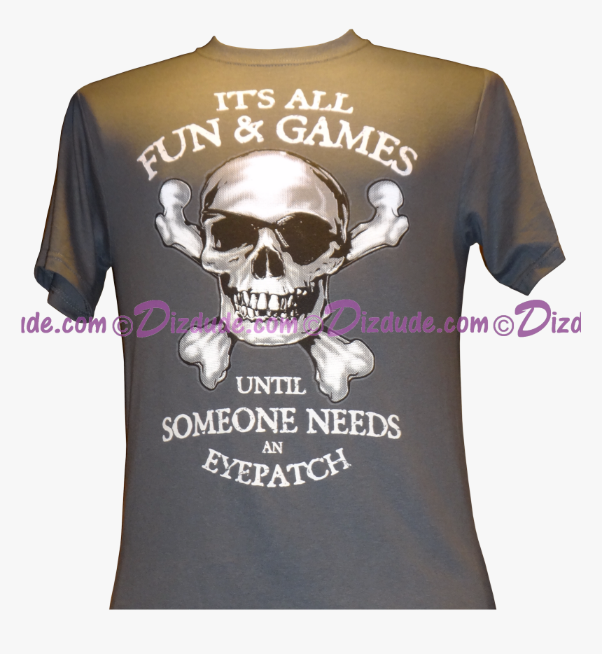Disney S Pirates Of The Caribbean Its All Fun & Games - Disneyland Pirates Of The Caribbean Shirt, HD Png Download