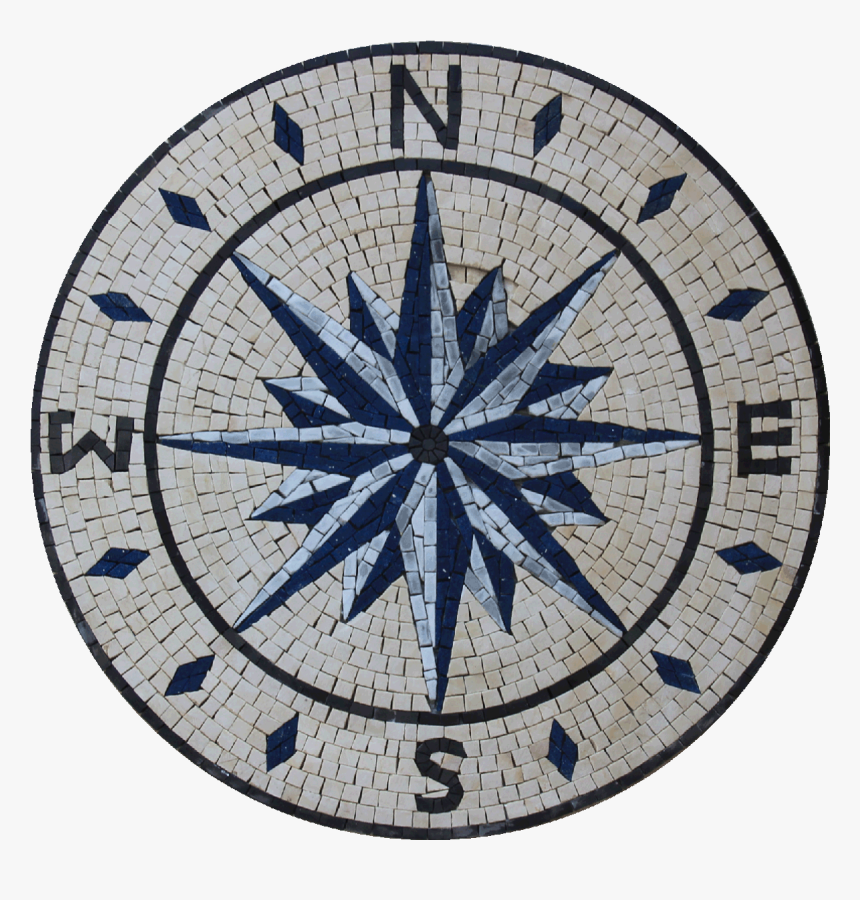Mosaics Compass, HD Png Download