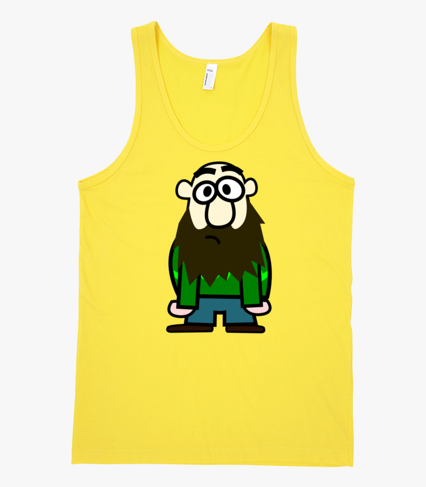 Bald Man Fine Jersey Tank Top Unisex By Itee, HD Png Download