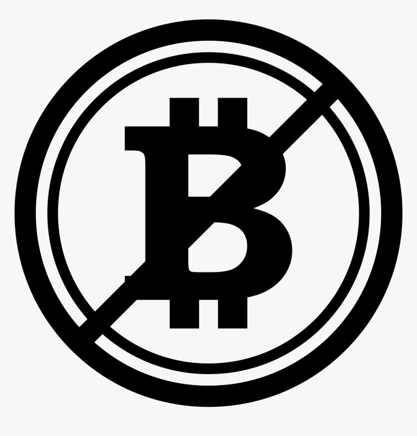 Bitcoin Not Accepted Symbol With A Slash - Portable Network Graphics, HD Png Download