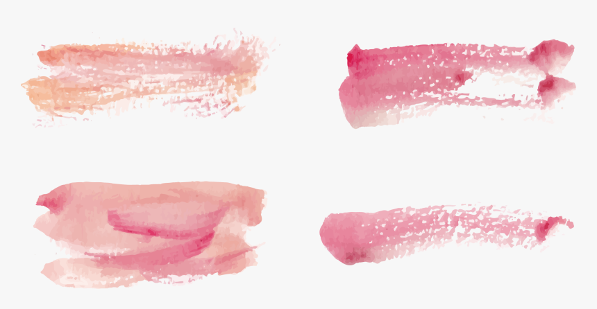 Lip Gloss Lipstick Pink - Water Color Stroke Vector, HD Png Download