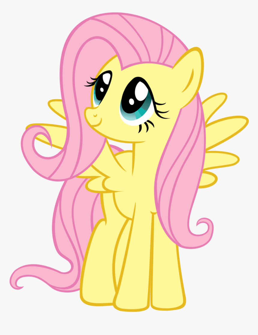 Twilight Sparkle& - Fluttershy My Little Pony Characters, HD Png Download