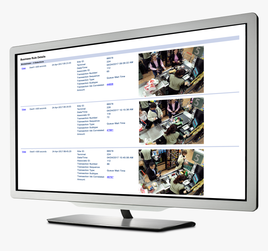 A Computer Monitor Displays The Searchlight Software - Led-backlit Lcd Display, HD Png Download