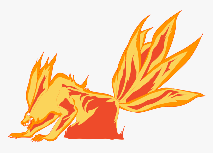 Download Kurama Transparent Png - Kurama Nine Tails Chakra Mode, Png Download