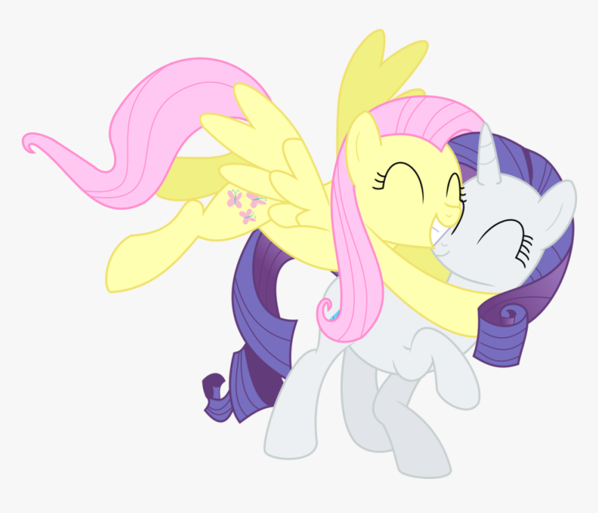 My Little Pony Friendship Is Magic Roleplay Wikia - My Little Pony Rarity And Fluttershy, HD Png Download
