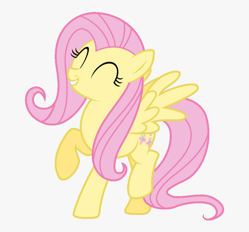 706685 Safe Solo Fluttershy Smiling Cute Animated Simple - Fluttershy Filli Vanilli Gif, HD Png Download