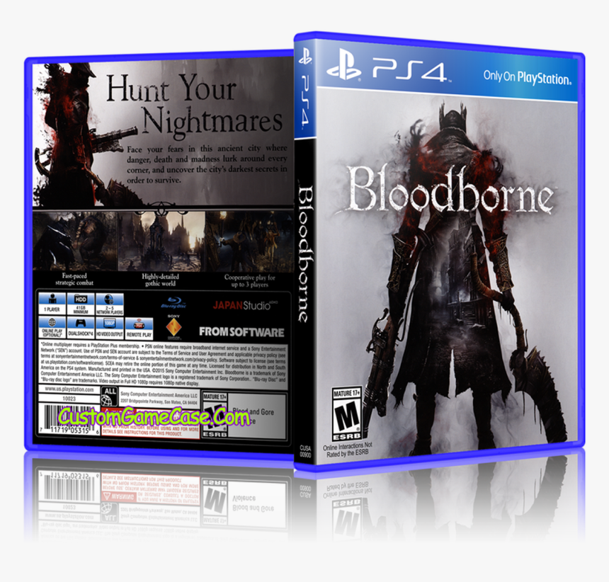 Sony Playstation 4 Ps4 - Bloodborne Ps4 Cover, HD Png Download