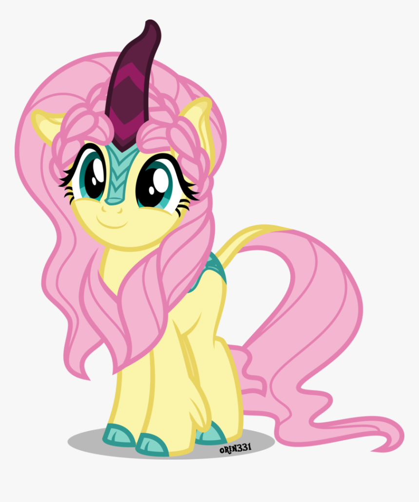 #mlp #fluttershy #kirin #freetoedit - Mlp Kirin Fluttershy, HD Png Download