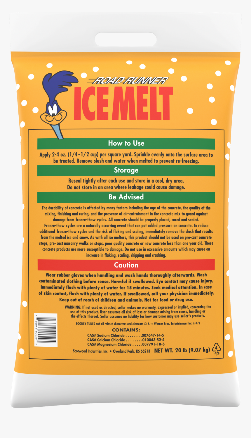 Road Runner Ice Melt, HD Png Download