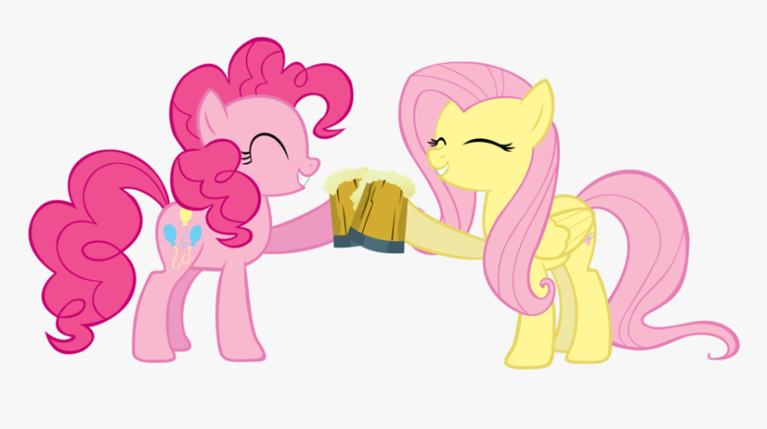 Fluttershy And Pinkie Pie Vector, HD Png Download