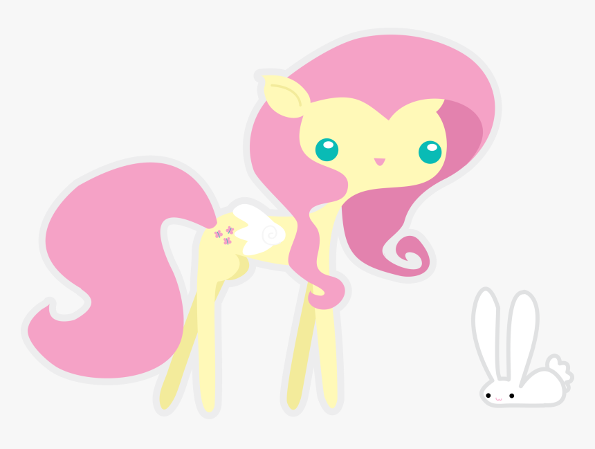 Fluttershy - Cartoon - Cartoon, HD Png Download
