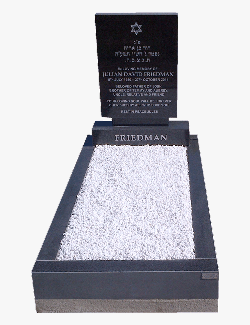 962 X 1078 - Headstone Memorial With Pebbles, HD Png Download