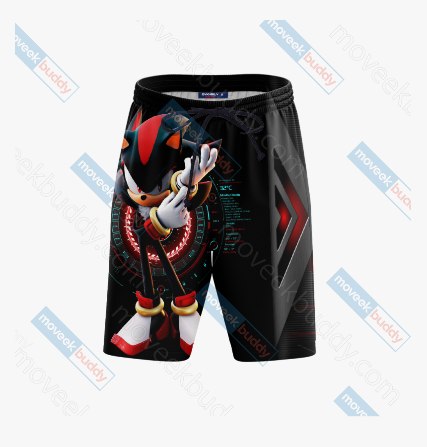 Eggman Sonic 3d Beach Shorts - Board Short, HD Png Download