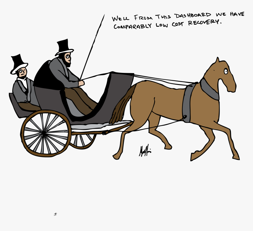 Horse Drawn Carriage Cartoon, HD Png Download