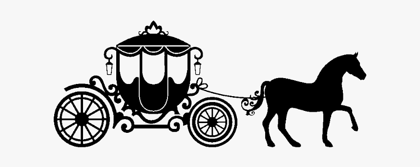 Horse Drawn Carriage Clipart Svg - Carriage Clipart, HD Png Download