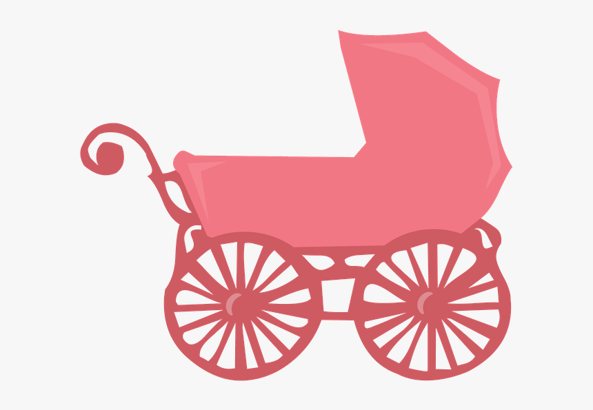 Grávida E Bebê - Baby Carriage Embroidery Design, HD Png Download