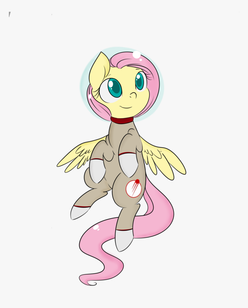 Greenteagreentea, Astronaut, Fluttershy, Safe, Simple - Fluttershy Mlp Space Suit, HD Png Download