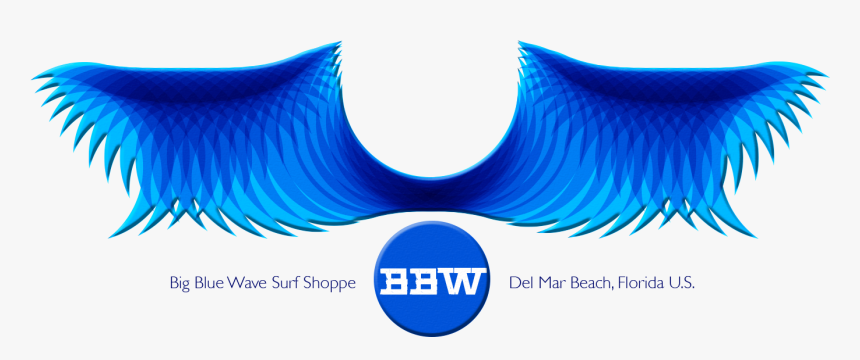 Big Blue Wave Shoppe Logo - Graphic Design, HD Png Download