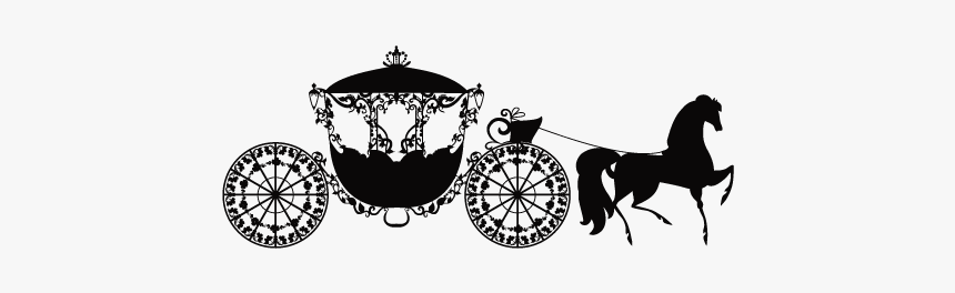 Horse-drawn Vehicle Carriage Stock Photography - Carriage Silhouette Vector, HD Png Download
