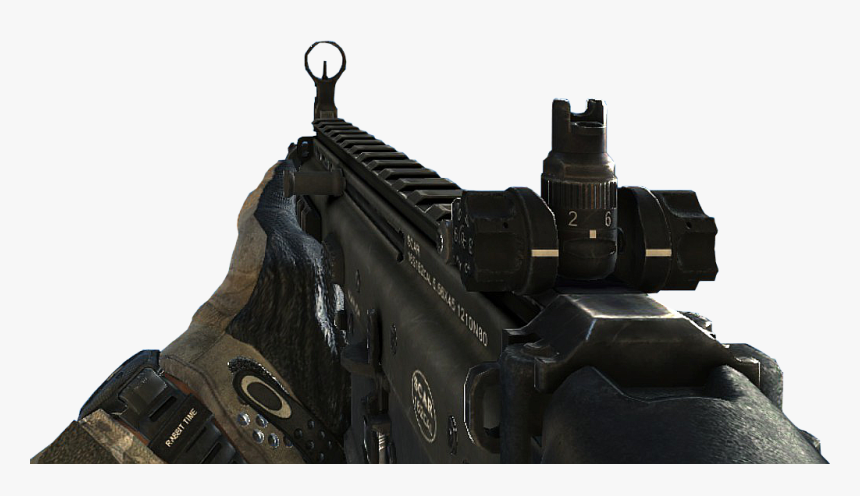 Call Of Duty Gold Scar, HD Png Download