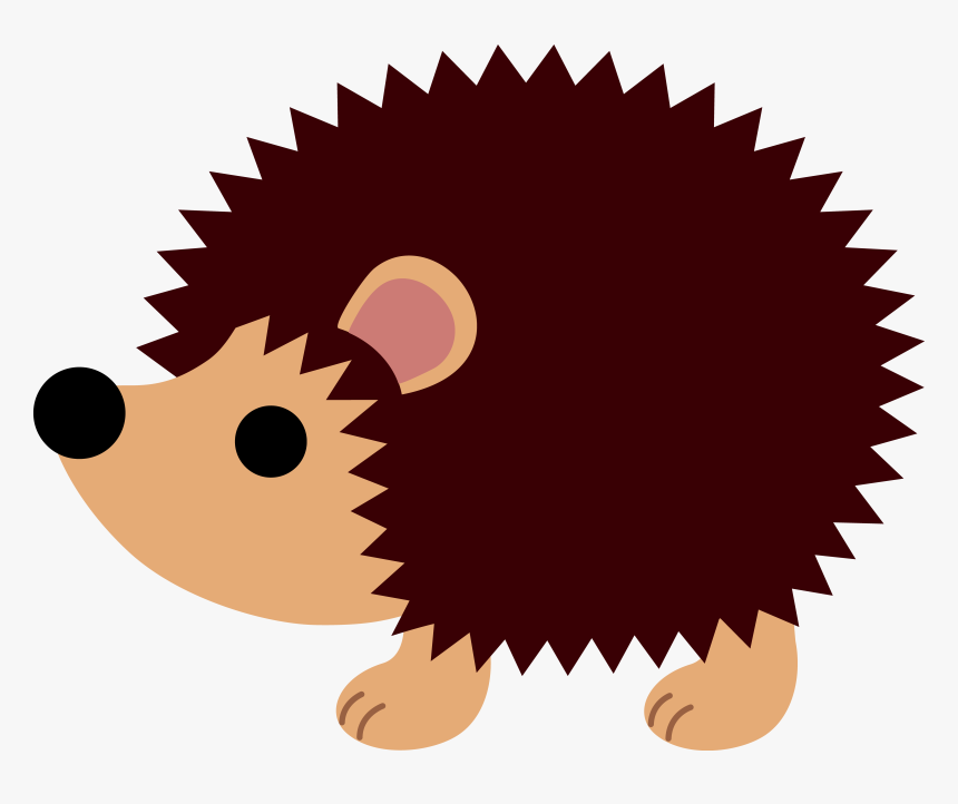 Cute Porcupine Clipart Png - Hedgehog Clipart, Transparent Png