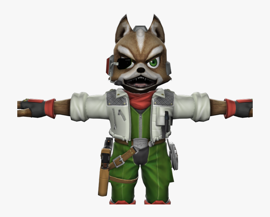Download Zip Archive - Super Smash Bros Fox Model, HD Png Download