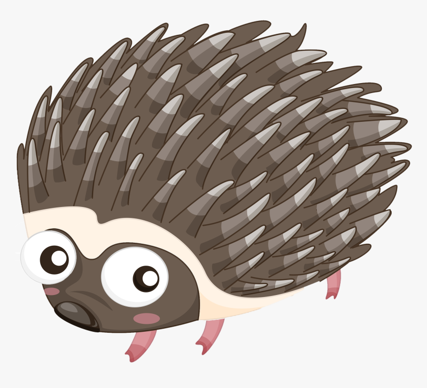 Transparent Knuckles The Echidna Png - Cartoon Porcupine Png, Png Download