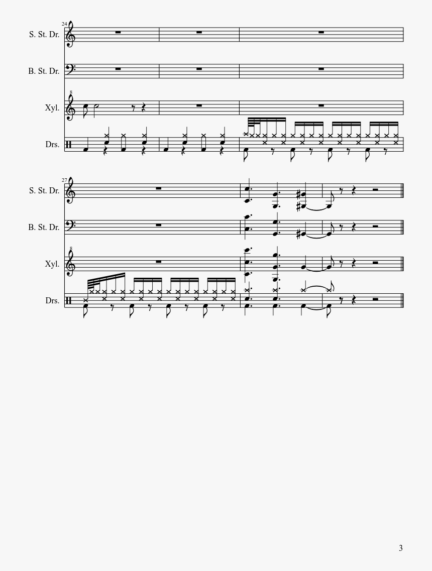 Soulja Boy Sheet Music, HD Png Download