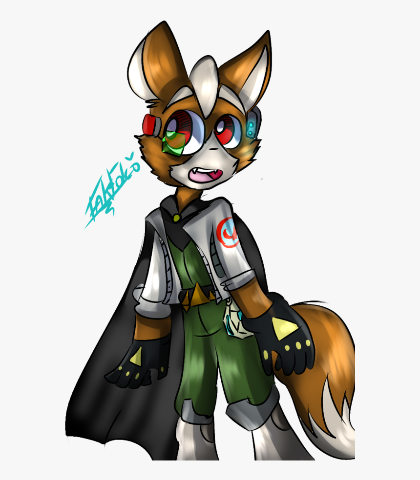 Fox Mccloud Vampire {request} By Inkfalco - Cartoon, HD Png Download