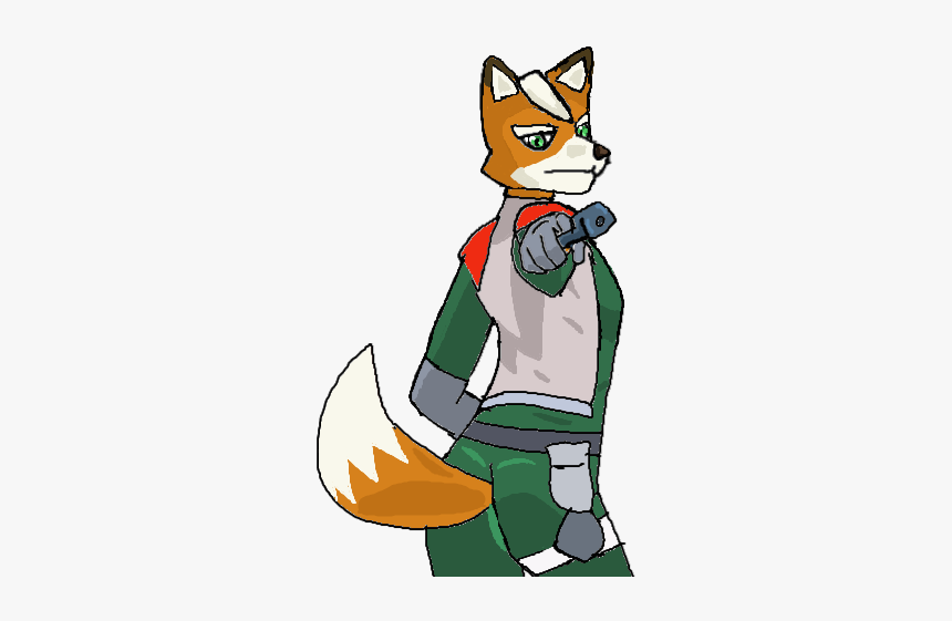Fox Mccloud Noir - Cartoon, HD Png Download