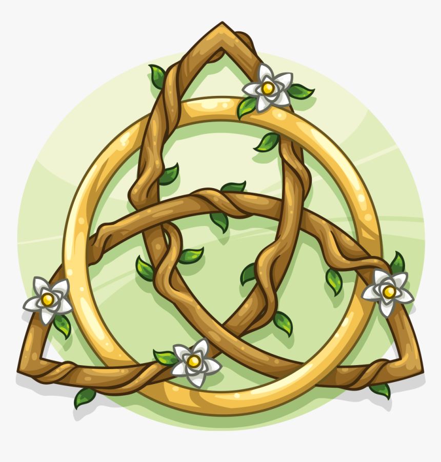 Green Triquetra , Png Download - Triquetra Clipart, Transparent Png