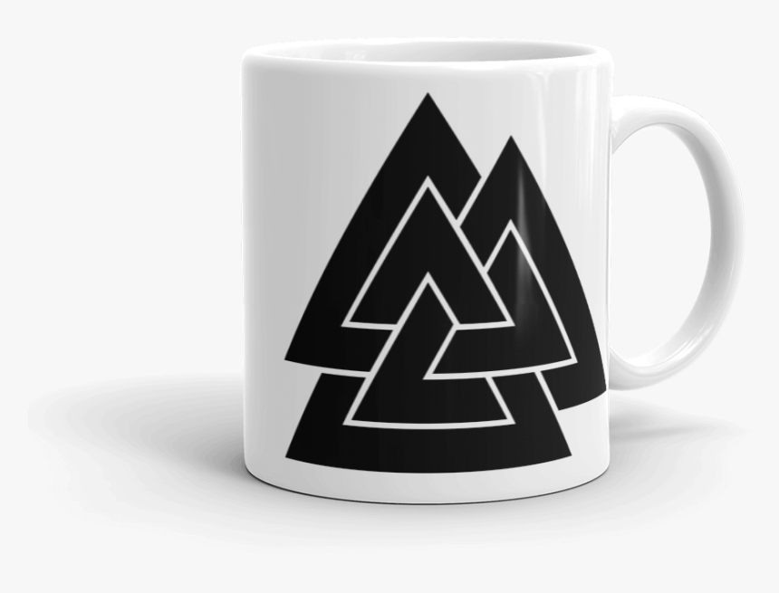 Valknut Coffee Mug - Norse Runes Png, Transparent Png