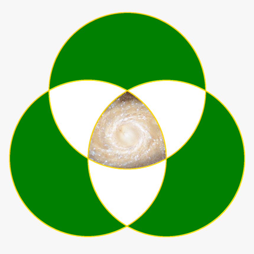 Triquetra In Three Circles, HD Png Download