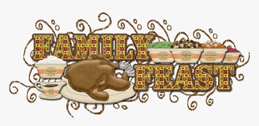 Wa Family Feast - Cartoon, HD Png Download