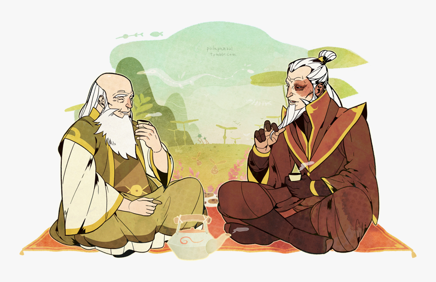Old Zuko And Iroh, HD Png Download